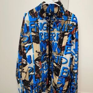 Burberry “Graffiti” Nylon Bomber jacket